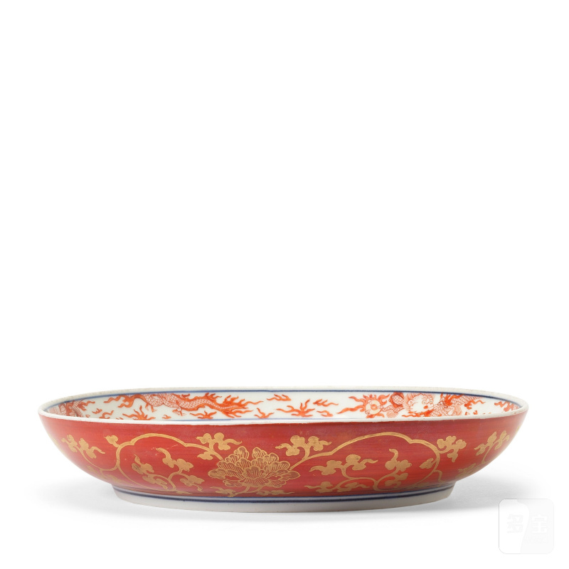 延宝時代 有田燒柿右衛門瓜果紋盤 | AN ARITA KAKIEMON STYLE 'AUSPICIOUS FRUITS' DISH - 图3